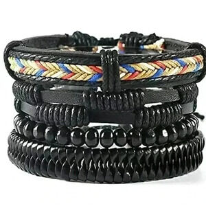 Braided Leather Bracelets for Men /Women